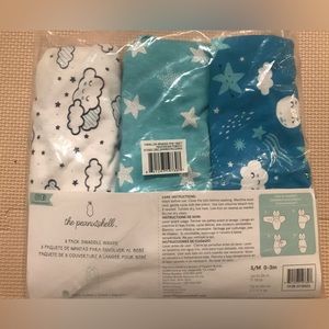 The Peanutshell Swaddle 3 pack - S/M